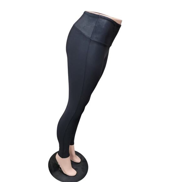 Spanx Women's‎ Faux Leather Leggings Black Size Medium - Picture 12 of 15